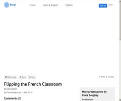 Flipping the french classroom