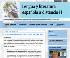 Blog de lengua y literatura a distancia II
