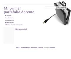 Mi primer portafolio docente (Aurea Garde)