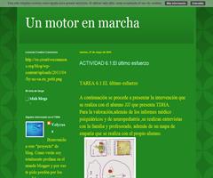 Un motor en marcha