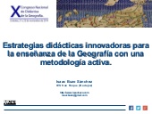 Estrategias didácticas innovadoras para la enseñanza de la Geografía con una metodología activa