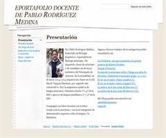 eporfolio docente de Pablo Rodríguez Medina
