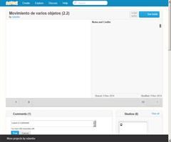 Movimiento de varios objetos en Scratch