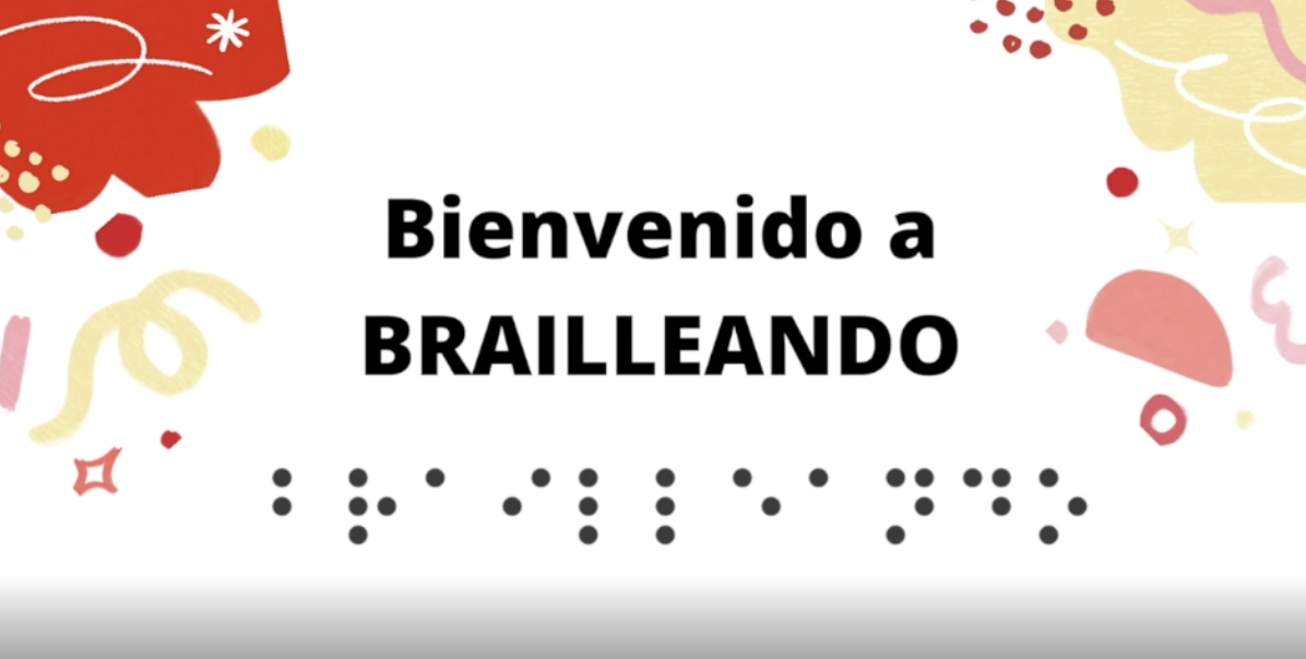 TEXTO DEL TITULO EN TINTA Y BRAILLE