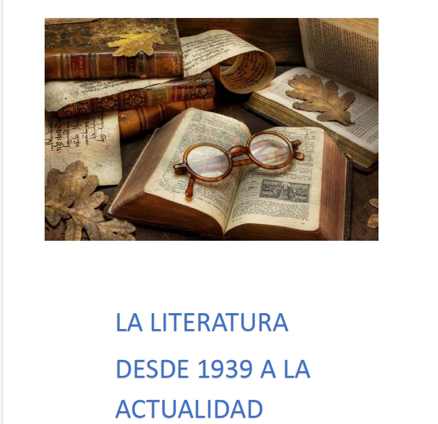 Imagen sobre la literatura del siglo XX