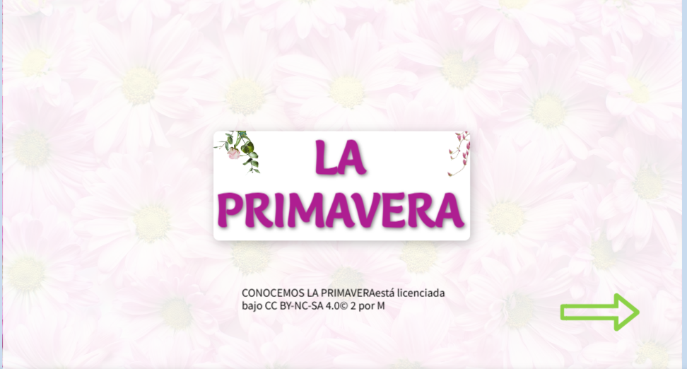 Genially  sencillo sobre la primavera para E.E.