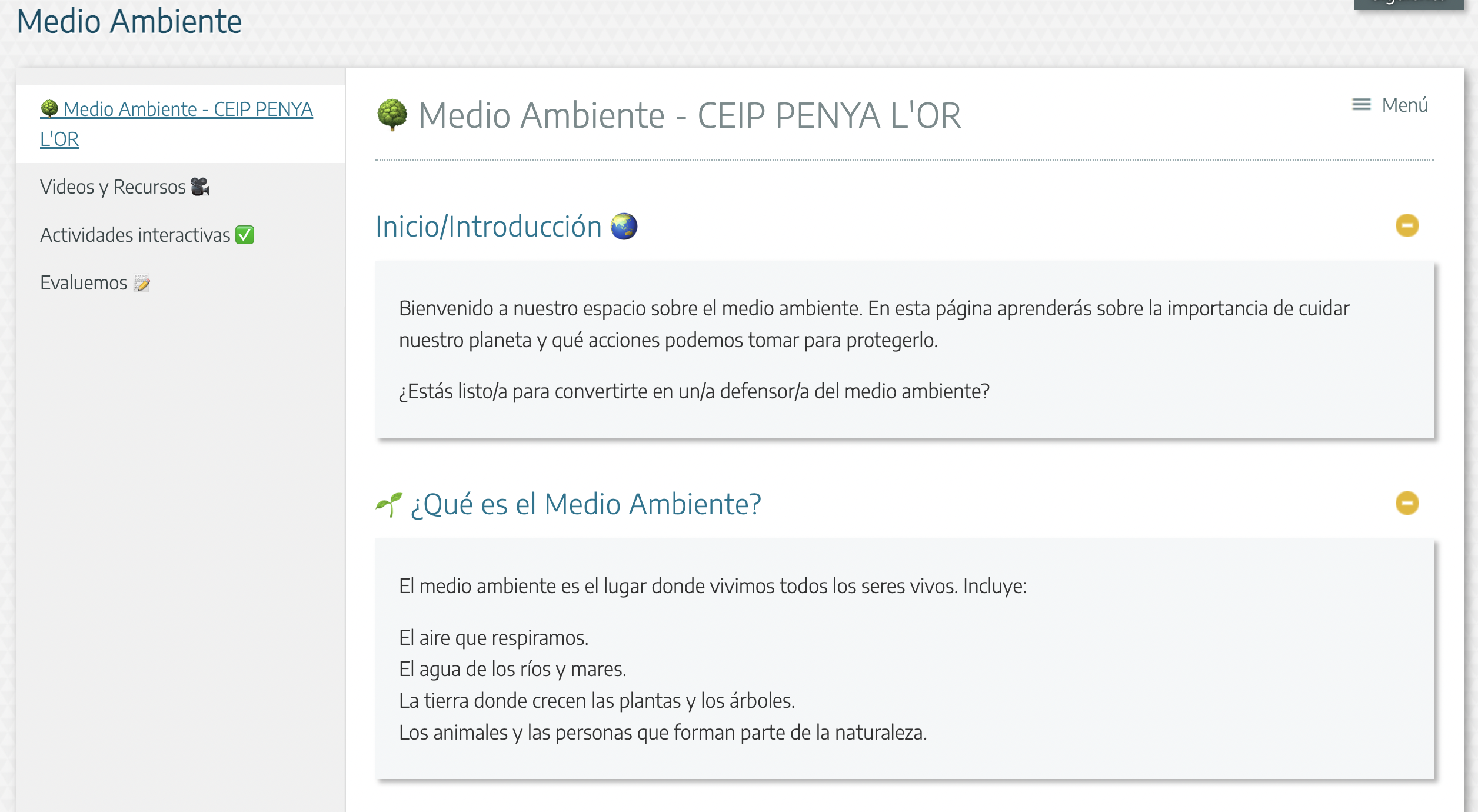 Imagen REA sobre medio ambiente
