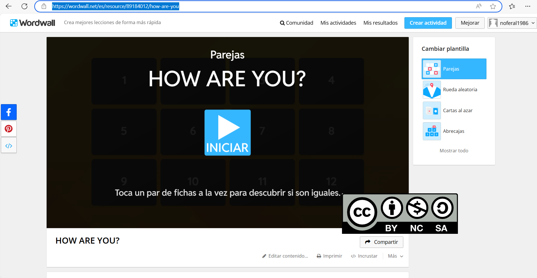 CAPTURA RECURSO WORDWALL