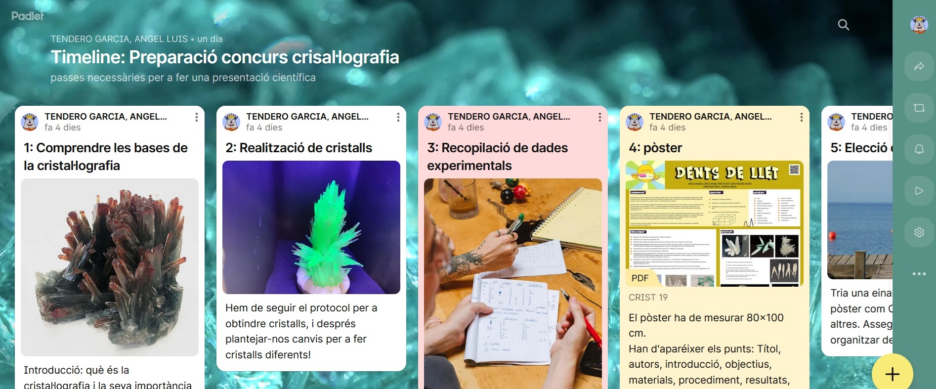 Preaparació concurs cristal·lografia