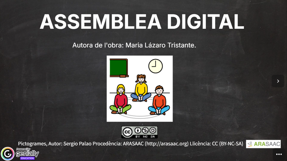 Assemblea digital amb pictogrames