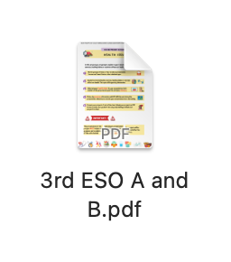 Health Project 3 ESO Learn how to develop healthy habits