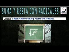 (Radicales) - Suma y Resta con Radicales
