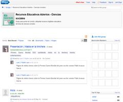Recursos Educativos Abiertos para la enseñanza de las Ciencias Sociales en Diigo