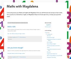 Blog sobre matematicas en ingles