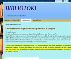 Bibliotoki: página dedicada a la animación a la lectura en el instituto Toki Ona