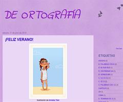 DE ORTOGRAFÍA