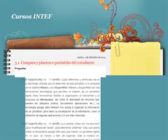 Planteamiento de portafolio del alumno/a