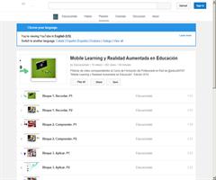 Vídeos sobre Mobile Learning elaborados por educalab (INTEF) publicados en YouTube