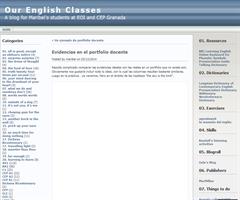 Evidencias en el portfolio docente