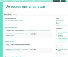 De recreo entre las letras