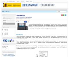 Observatorio_Tecnológico Mobile-learning