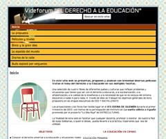 Videoforum "El derecho a la educación"