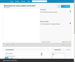 Movimiento de objetos en Scratch de Juan maría Montero