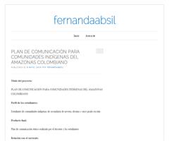 PLAN DE COMUNICACIÓN PARA COMUNIDADES INDÍGENAS DEL AMAZONAS COLOMBIANO
