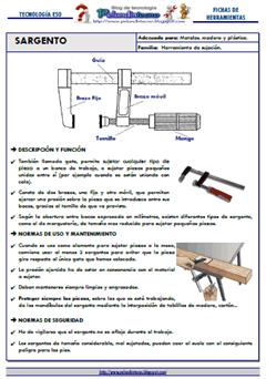 Sargento: Ficha de Herramienta del Taller de Tecnologías