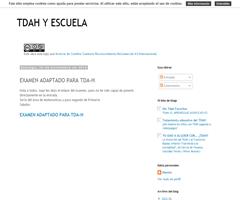 Exámen adaptadopara alumnos con TDAH