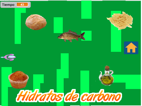 La nave alimentaria (juego tipo arcade con Scratch)
