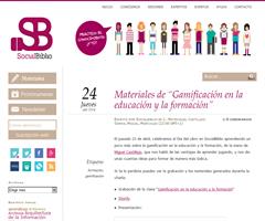 Materiales de “Gamificación en la educación y la formación”