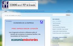 Blog para la enseñanza de Economía en bachillerato