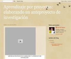 Presentación de aprendizaje por proyecto: elaborando un anteproyecto de investigación