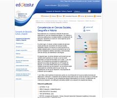 Competencias en Ciencias Sociales, Geografía e Historia
