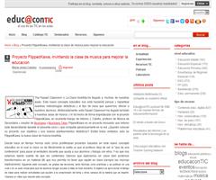 Proyecto FlippedKawa, invirtiendo la clase de música para mejorar la educación