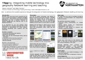 Integrando la tecnología móvil al aprendizaje práctico de la Geografía