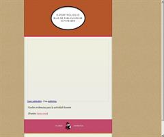 publicación del cuadro de evidencias docentes