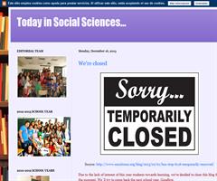 Today in Social Sciences...