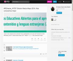 #REAaicle_INTEF Edición Marzo-Mayo 2014. Nos conocemos mejor