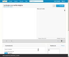 La bruja y su varita