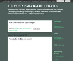 Blog de filosofía para bachilleratos