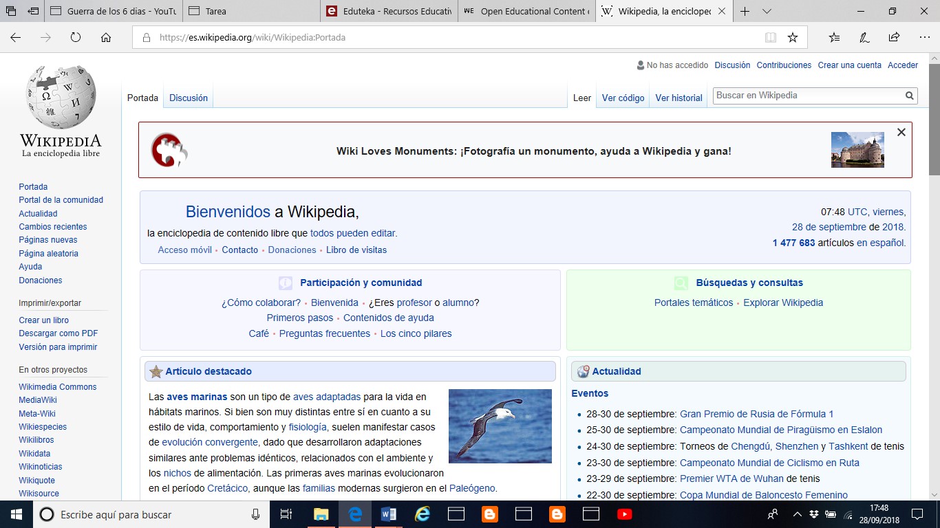 Wikipedia como herramienta