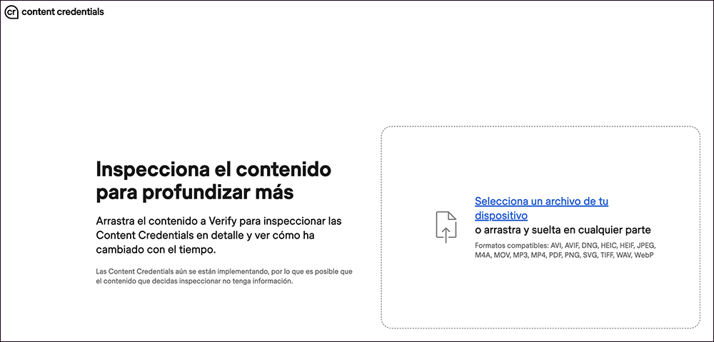 Captura de pantalla. Pantalla d'inici d'aplicació Verify
