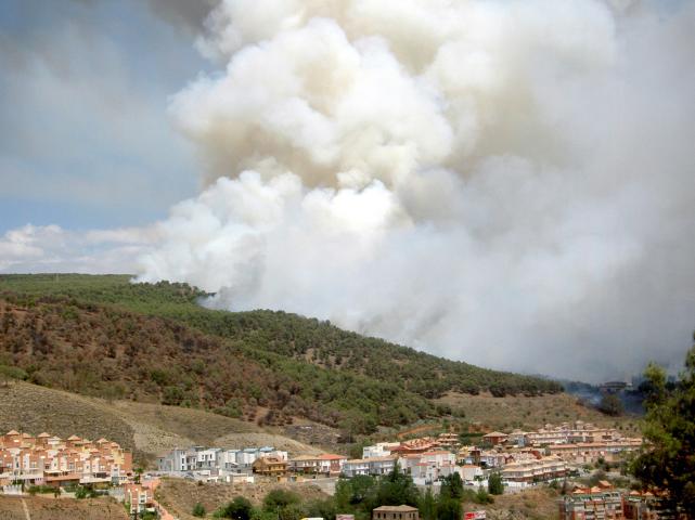 image Incendio forestal en el LLano de la Perdiz, Granada