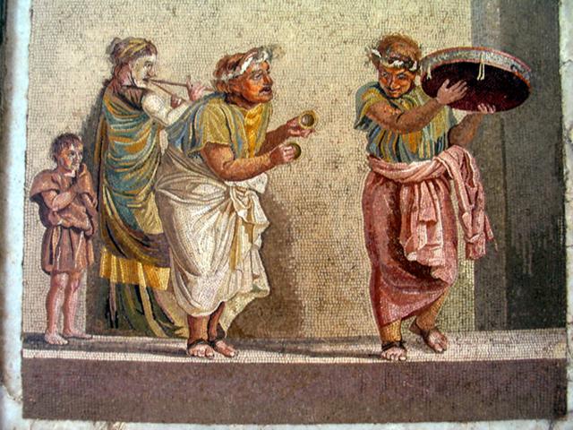 image Mosaico de los músicos callejeros