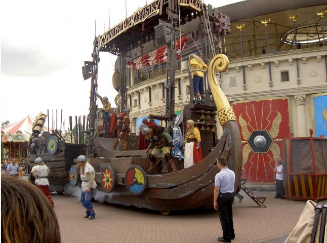 image Espectáculo en el Parc Astelix, Plailly (Francia)