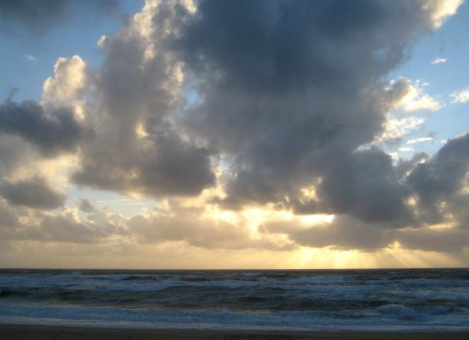 image Atardecer en la playa del cabo Ferret (Francia)