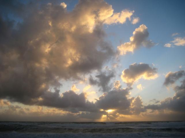 image Atardecer en la playa del cabo Ferret (Francia)