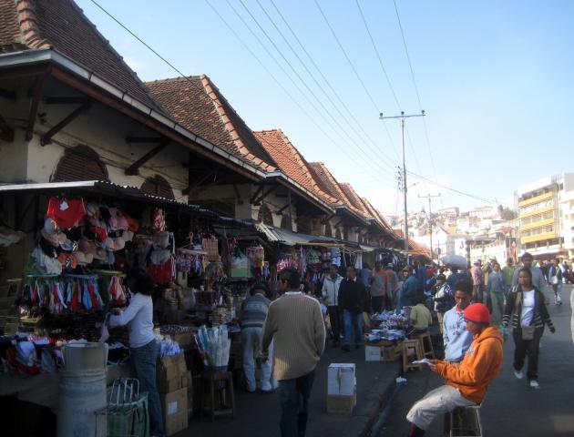 image Puesto del mercado central de Antananarivo